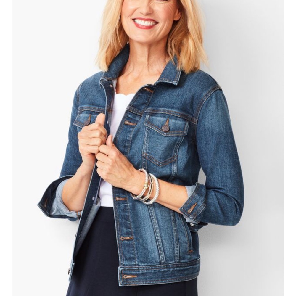 Talbots Classic Jean jacket!!!! Lg